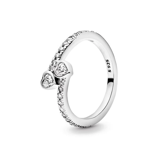 New 925 Sterling Silver Rings Stackable Infinite Heart Flower Crown For Women Original Silver 925 Wedding Ring Jewelry Gift R0003 6