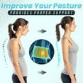 thumbnail image 4 of Happy Date Back Support Belt Tourmaline Self-Heating Magnetic Therapy Posture Corrector Lumbar Spine Support Pain Relief, 4 of 9
