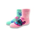 thumbnail image 3 of Disney Stitch Girls Cozy Socks, 2-Pack, Sizes S/M-M/L, 3 of 6