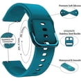 thumbnail image 2 of Correa de reloj de 22 mm compatible con Samsung Galaxy Watch 3 45 mm/Gear S3 Frontier/classic, correa de reloj de silicona de 22 mm de liberación rápida para mujeres y hombres, 2 of 5
