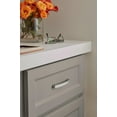 thumbnail image 3 of Amerock Rift 3-3/4 inch Center-to-Center Satin Nickel Cabinet or Furniture Pull, 10 Pack, 3 of 5
