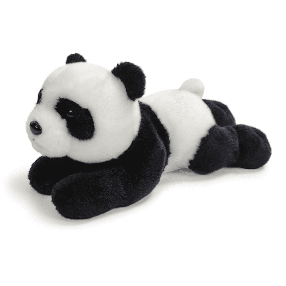 Just qunseen Realistic Panda Plush Toy 8'' Stuffed Animal Interactive For Boys And Girls