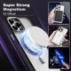 thumbnail image 4 of Funda para iPhone 11 Pro Max con soporte magnético giratorio de 360° [Compatible con Mag-Safe] [Protección de grado militar] Funda translúcida para iPhone 11 Pro Max de 6.5" para mujeres y hombres,, 4 of 8