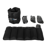Fuel Pureformance Adjustable Wrist/Ankle Weights, 5-Pound Pair (10lb Total - 6 Removable Weight Packs)