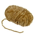 thumbnail image 3 of Uxcell 1 Skein Velvet Yarn Chenille Yarn 100g/3.5oz 87 Yards 6# Super Bulky Polyester Soft Blanket Yarn Khaki, 3 of 6
