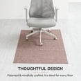 thumbnail image 5 of 36" x 48" Luxor Brown & Ivory 1/4" Rug’d Chair Mat™, 5 of 8