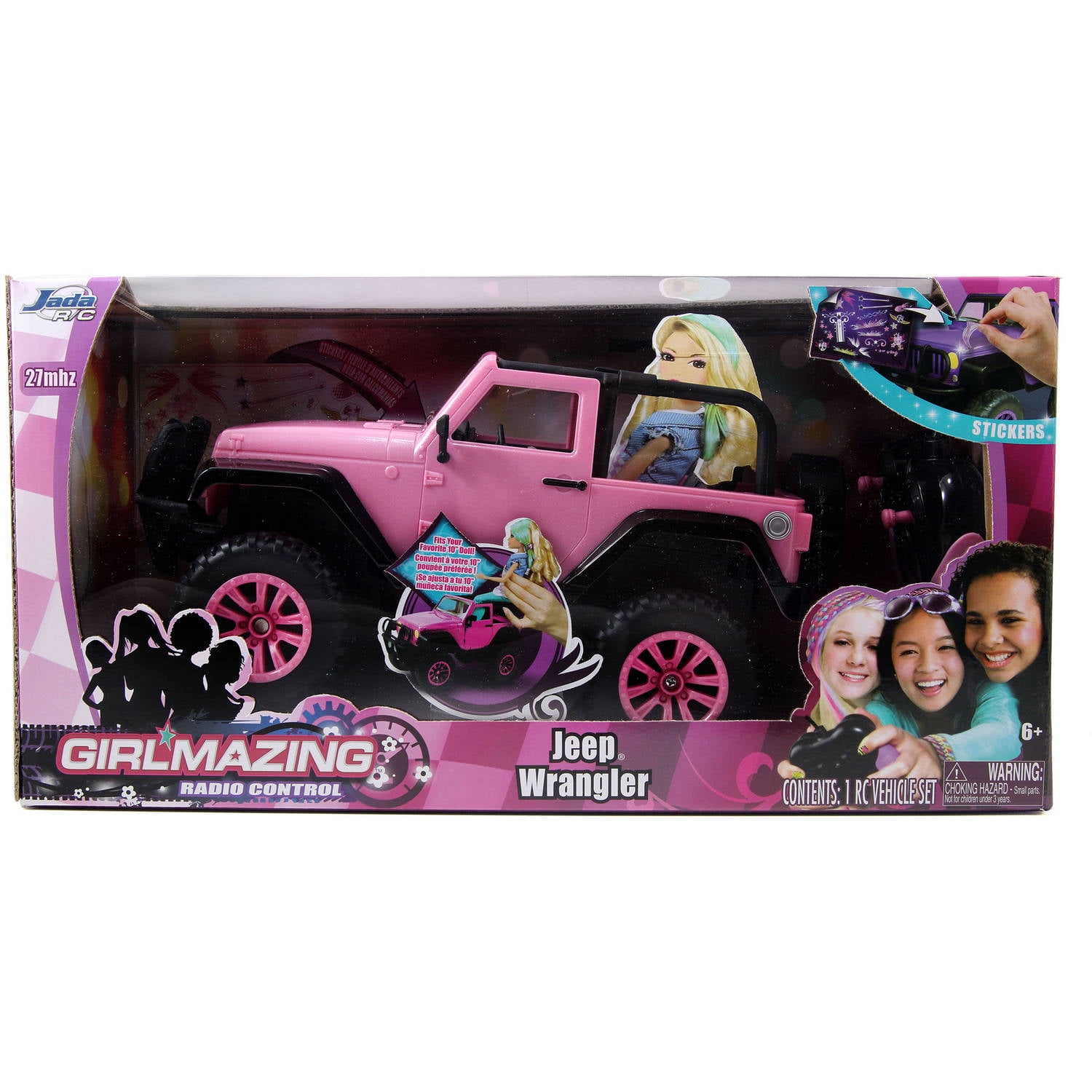 pink remote control jeep