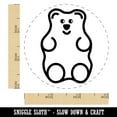 thumbnail image 2 of Gummi Bear Candy Self-Inking Rubber Stamp Ink Stamper - Fuchsia Ink - Small 3/4 Inch, 2 of 7