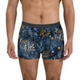 thumbnail image 2 of KLL Mystical Underwater Coral Scene Men's Cotton Boxer Briefs Underwear-Large, 2 of 7