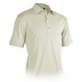 thumbnail image 1 of Monterey Club Men's Eagle Jacquard Texture Solid Golf Polo Shirt #3621, 1 of 2
