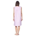 thumbnail image 5 of Casual Nights Women's Zipper Front House Dress Sleeveless Seersucker Housecoat Duster Lounger, 5 of 5