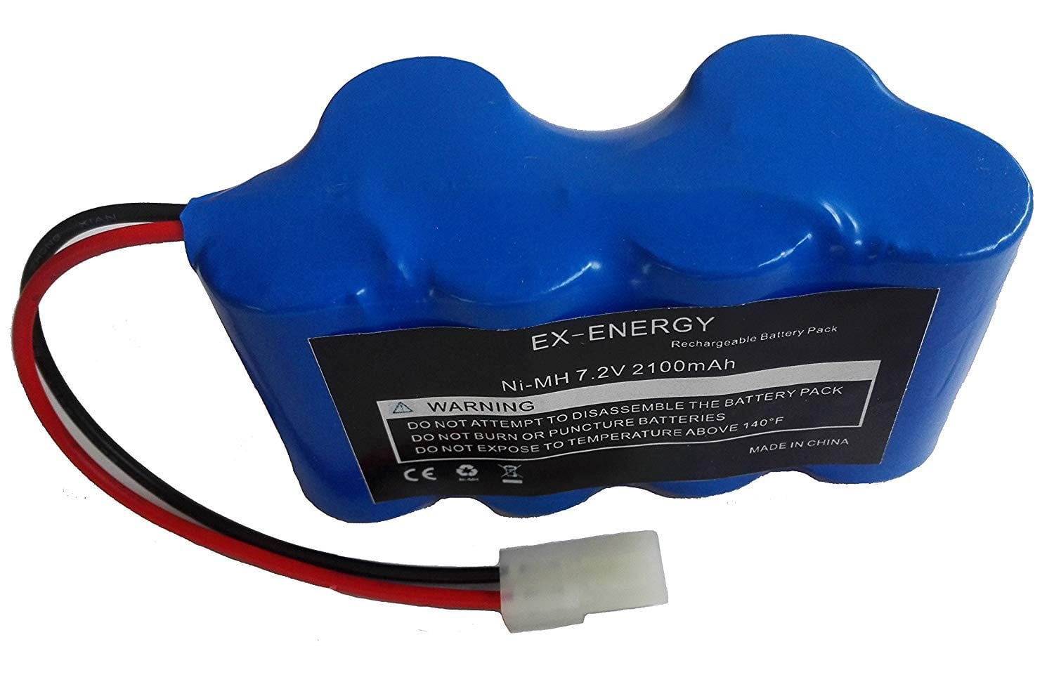 EXENERGY Euro Pro Shark 7.2V 2.1Ah NiMH Replacement Battery Pack for