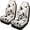 Crow Pattern, variant on XYZCANDO Skull And Rose Pattern Automobile Seat Cover for Woman Anti-Slip Car Seat Covers Stretchy Thin, for SUV Van Truck