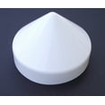 thumbnail image 2 of White Cone Dock Piling Cap / Piling Cover From 6" to 13" - White 8  Inch Piling Cap, 2 of 6