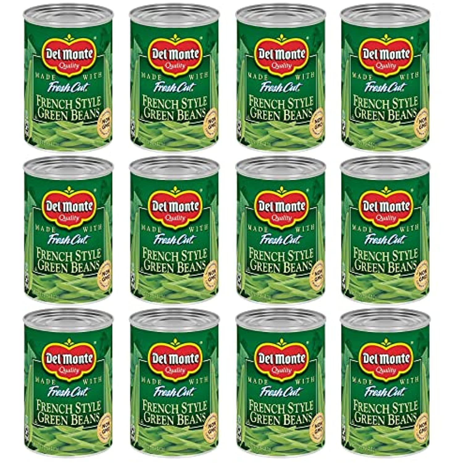 Del Monte Blue Lake French Style Green Beans, Canned Vegetables, 12