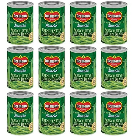 Del Monte Blue Lake French Style Green Beans, Canned Vegetables, 12 Pack, 14.5 Oz Can