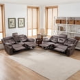 thumbnail image 6 of Bonzy Home Recliner Sofa Set, Manual Reclining Loveseat and 3-Seat Couch for Living Room Use, 6 of 7