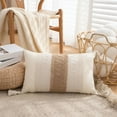thumbnail image 3 of XIBUFE 2026 New Boho Decorative Throw Pillow with Handmade Tassels,Soft Embroidery Accent Cushion for Couch Sofa Bedroom Car Living Room for Patio,Reading Nook,Office, 3 of 7