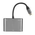 thumbnail image 2 of C 5 In 1 Docking Station Type C To VGA 4K HD Multimedia Interface 3.5mm USB3.0 87W PD Aluminum Alloy For Phone Computer, 2 of 8
