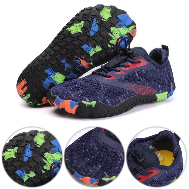 Zapatos Playa Descalzos para Sin Deslizamiento Bucear Surf (30) Azul