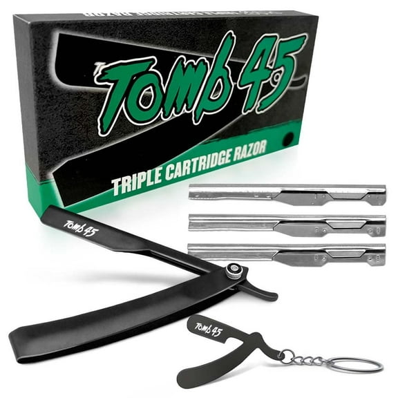 Tomb45 Black Triple Cartridge Razor Holder