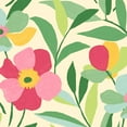 thumbnail image 2 of NextWall  Garden Block Floral Peel and Stick Wallpaper 20.5 in. W x 18 ft. L - Deep Navy & Pastels, 2 of 5