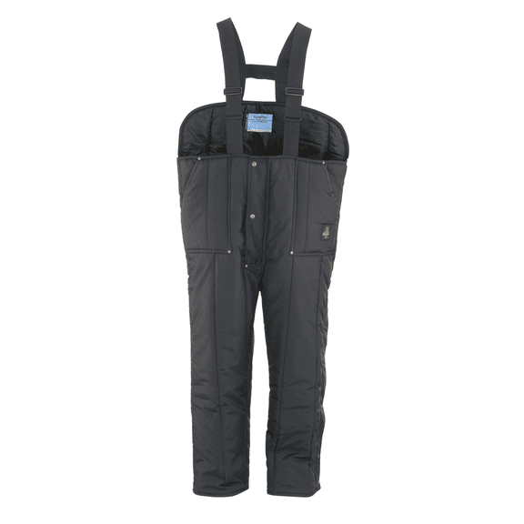 RefrigiWear Iron-Tuff Low Bib Overalls - Insulated Work Bibs, Water-Repellent, Windproof, -50°F Comfort Rating, Durable Cold-Weather Gear