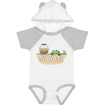 

Inktastic SOON Dino Eyeing Cookie Jar Gift Baby Boy or Baby Girl Bodysuit