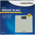 thumbnail image 2 of HealthWise Digital Weight Scale | 438 lbs / 199 kg Capacity | Tempered Glass Auto-On | Quick, Accurate Body Weight Measurements | Measurement Modes: LBS, KG or ST, 2 of 7