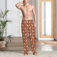 thumbnail image 5 of Goofa Cute Poodle Dog Printed Soft Pajama Pants for Men, Wide Leg Comfy Casual Lounge Yoga Pants-Medium, 5 of 9