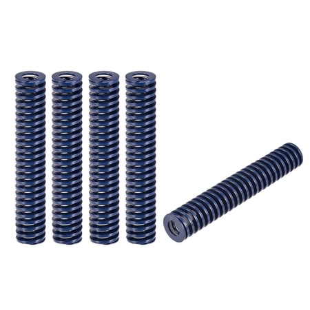 Uxcell Die Spring 5 Pack 22mm OD 125mm Long Spiral Stamping Light Load ...