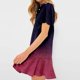 thumbnail image 1 of WILLBEST Vestidos para Mujer Verano Vestido Casual de Mujer Manga Corta Dobladillo Acampanado Vacaciones Uso Diario Básico Degradado Verano Primavera Otoño Atuendo Extra Grande, 1 of 3