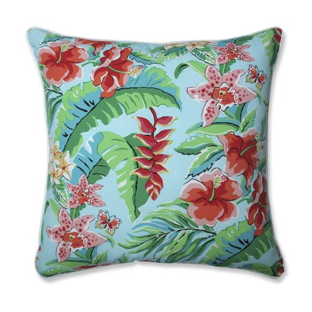 Pillow Perfect 642352 Extérieur/intérieur Paradis Tropical 25 Pouces Étage Oreiller