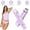 Purple, variant on Bikini Trimmer for Women, Imountek 2 in 1 Dual Head Cordless Body Shaver, IPX7 Waterproof Pubic Hair Razor, Wet&Dry Use for Face & Body