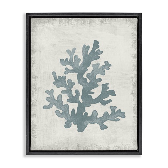 Stupell Industries Shabby Chic Black Floating Frame Canvas Art, 17 x 21, by Conrad Knutsen