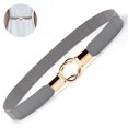 thumbnail image 1 of Ceinture Élastique Rétro pour Femmes Boucle en Métal Large, 1 of 9