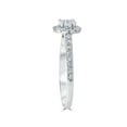 thumbnail image 2 of 7/8ct Halo Lab Created Diamond Engagement Ring 14K White Gold, 2 of 3