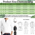 thumbnail image 5 of Mens T Shirt Men Spring Casual V-Neck Solid Long Sleeve Tee Shirt Top T-Shirts For Men, 5 of 5