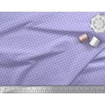 thumbnail image 2 of Soimoi Purple Cotton Jersey Fabric Cross & Geometric Print Fabric by the Yard 58 Inch Wide, 2 of 3