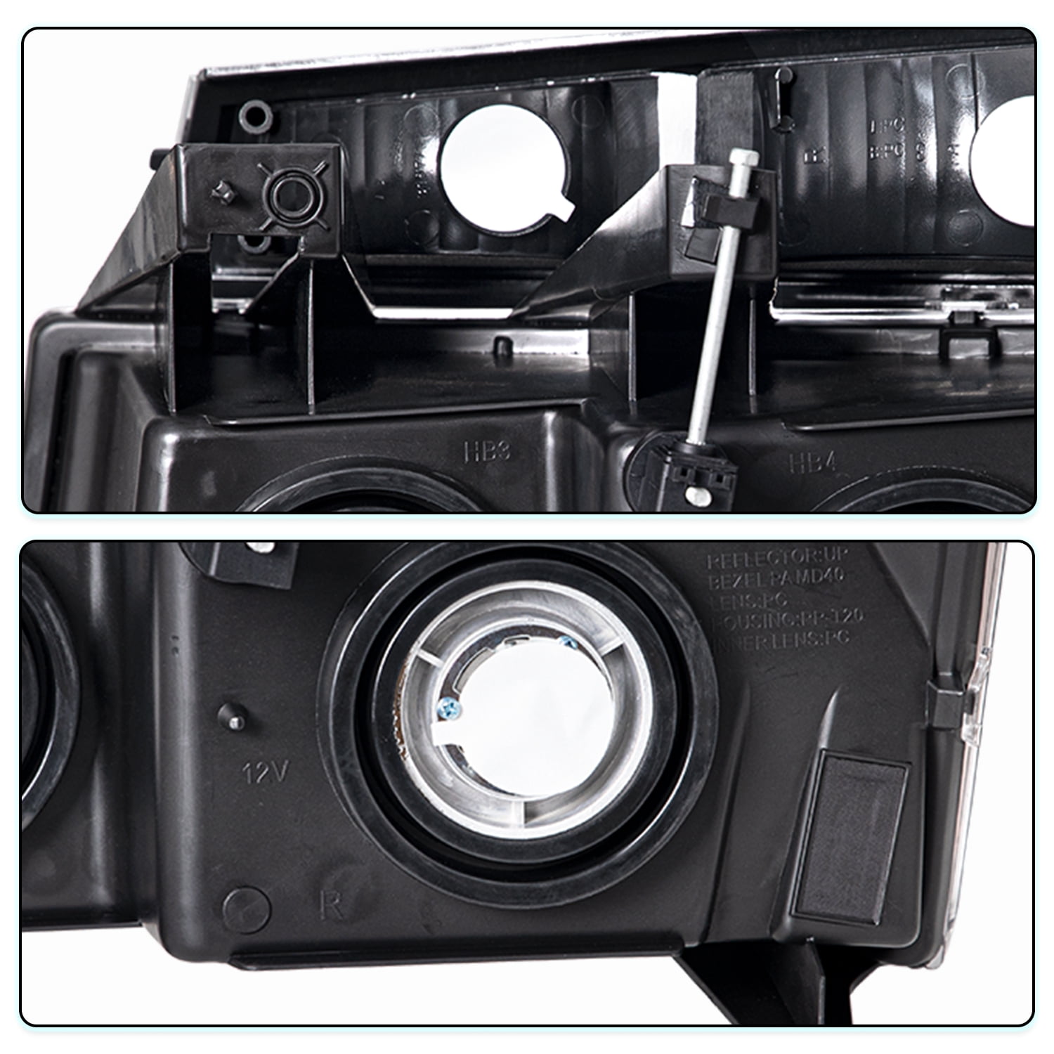 Headlight Assembly For 2004-2012 Chevy Colorado Canyon Bumper Headlamp 04-12