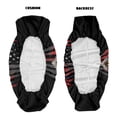 thumbnail image 6 of ZIATUBLES 2-Pack UTV Seat Covers with American Flag Bald Eagle Print, Waterproof Scratch-Resistant Polyester Protectors for Kawasaki Mule Bench Seats, Easy to Clean UTV Decor Accessories Part, 6 of 8