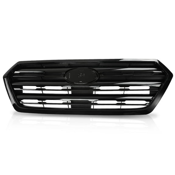 All Glossy Black Front Bumper Grill Grille Fit for 2015-2017 Subaru Outback