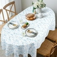 thumbnail image 4 of Modern Oval Tablecloth for Oval Table Waterproof Table Cloths for Dining Room Indoor Outdoor Home Decorative Table Cloth-60x102in, 4 of 6