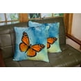 thumbnail image 3 of Set of 2 Butterfly Throw Pillow Covers 18X18 Inch Decorative Pillow Cases for Couch Bedroom Living Room, 3 of 6