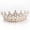 Gold, variant on Milisente Queen Crowns For Women Large Crystal Bridal Wedding Tiaras With Sparkling Rhinestones(Rose Gold)