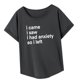 thumbnail image 5 of Camiseta para mujer Yuyangstore Ropa deportiva de recuerdo femenina Manga corta de moda SG, 5 of 8