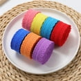 thumbnail image 2 of Colorful Lace Trim 4 Rolls in Total 43.7 Yard Crochet Lace Ribbon for Sewing Crafts Bouquet Gift Wrapping,3cm×10 M Each Fabric Bilateral Lace Ribbon,Vintage Lacing Trim Ribbons, Crafting Lacing,White, 2 of 7