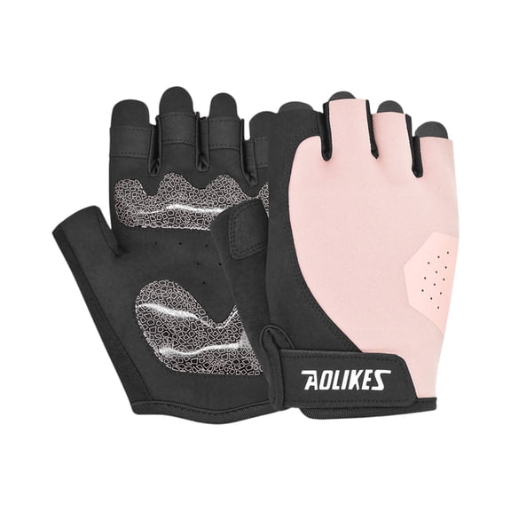 Breathable Workout Gloves, Antislip Weight Lifting Gym Gloves for Women, Superior Grip & Palm Protection for Weightlifting, Fitness, Exercise, Training,S