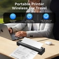 thumbnail image 5 of DODOXCX Portable Bluetooth Printer - Wireless Thermal Mini Travel Printer for iOS, Android, Laptop - Inkless Printer with A4/US Letter Support, 5 of 6