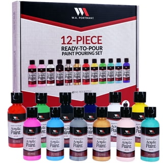 SpiceBox Introduction to Paint Pouring Kit - Unleash Your Creativity with  Vibrant and Fluid Abstract Art